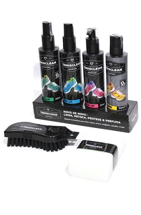 Kit de Limpeza TenisClean 4 x 200ml - NewSkull