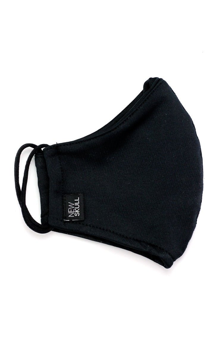 Mascara NewSkull Neoprene Dupla Preta - NewSkull