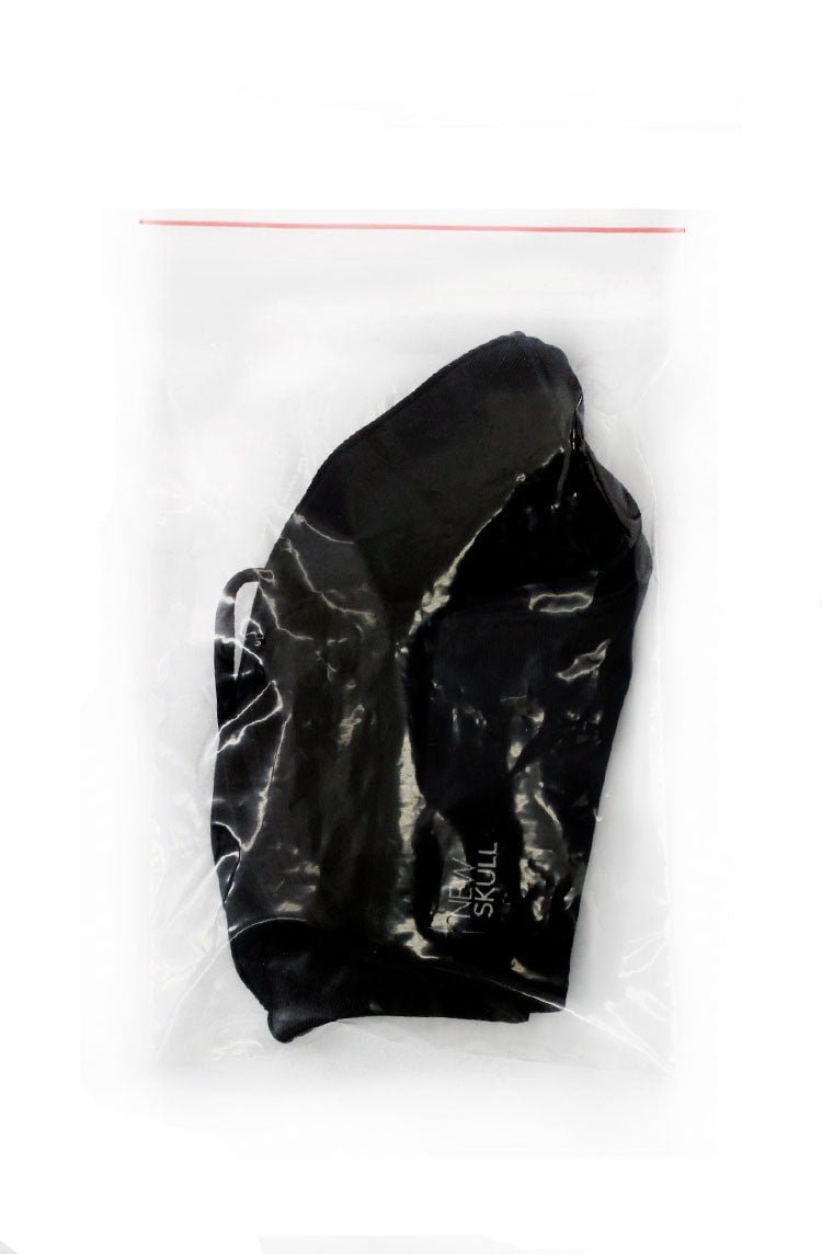 Mascara NewSkull Neoprene Dupla Preta - NewSkull