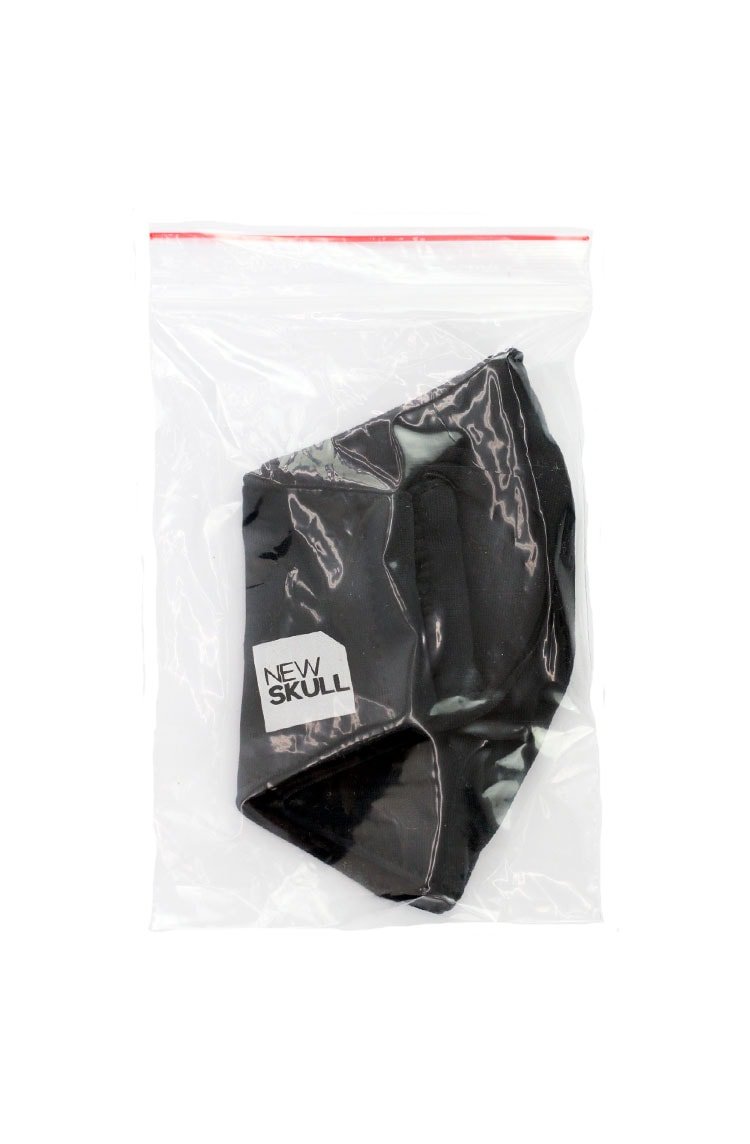 Mascara NewSkull Refletiva Neoprene Dupla Preta - NewSkull