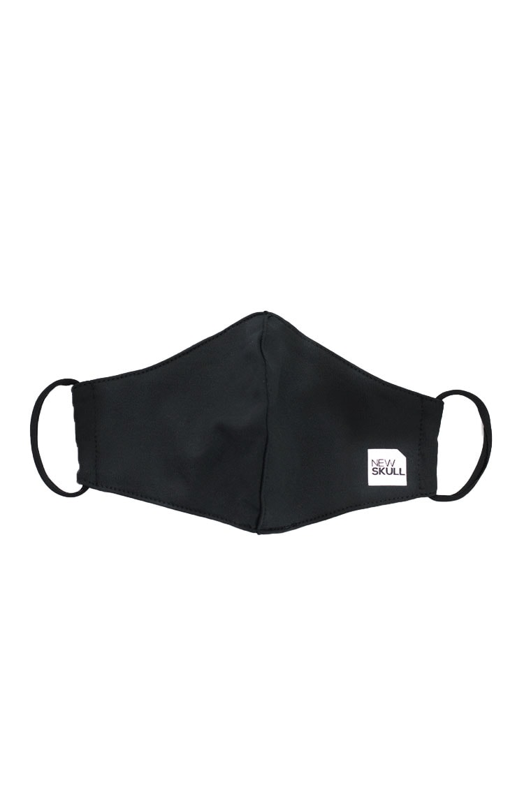 Mascara NewSkull Refletiva Neoprene Dupla Preta - NewSkull