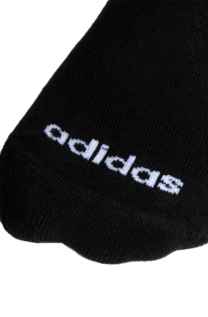 Meia Adidas Low Cut 3 Pares Preto - NewSkull