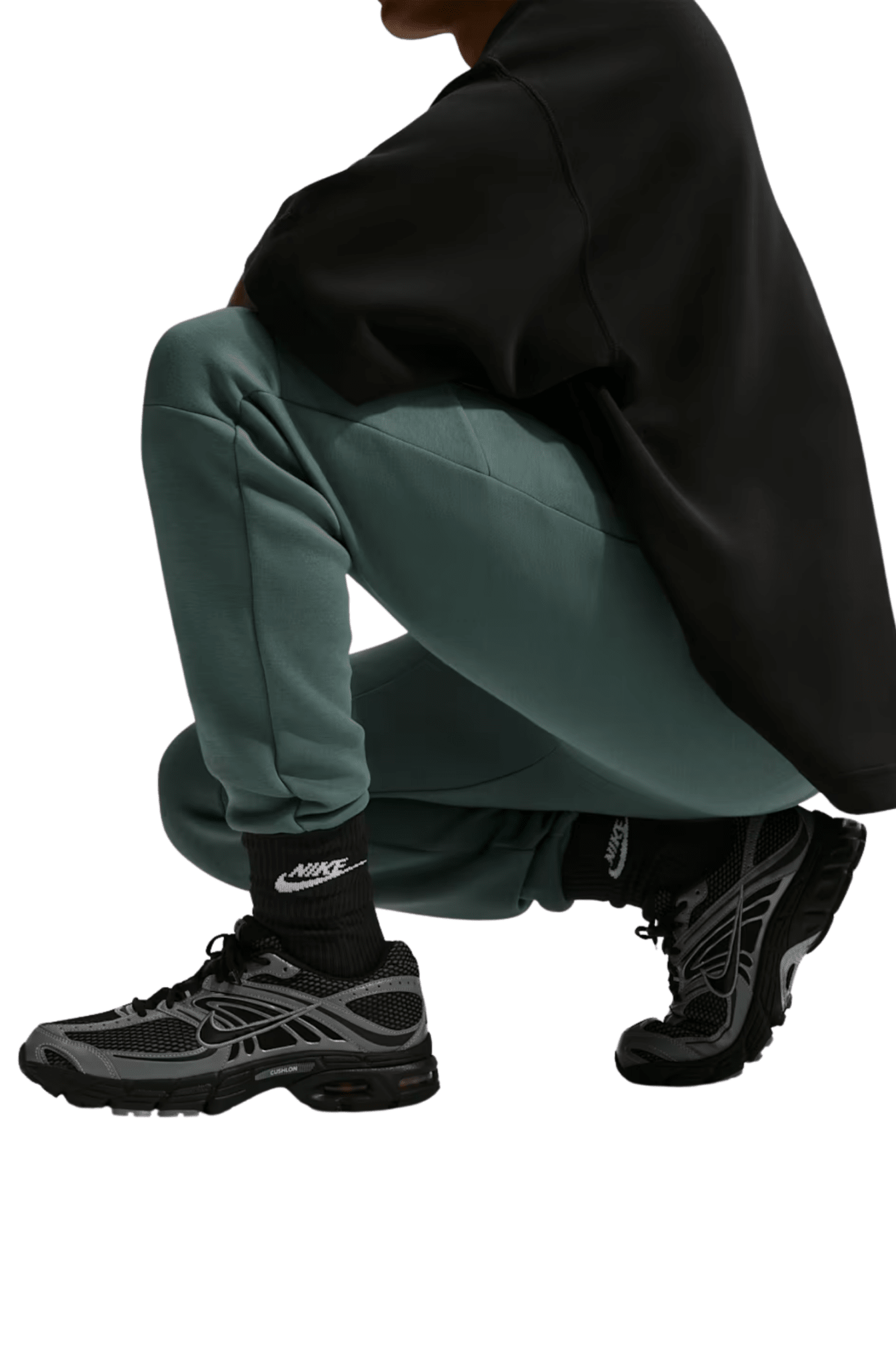 Meia Nike Everyday Elevate 3 Pares Unissex Preto - NewSkull