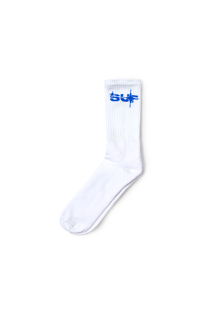 Meia Socks Sufgang 4 - 40 Branco/Azul - NewSkull