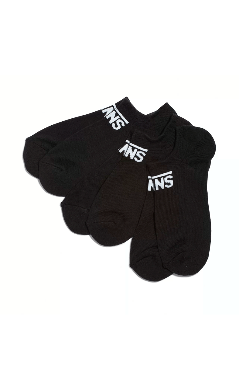 Meia Vans Class Kick 3 Pares Preto - NewSkull