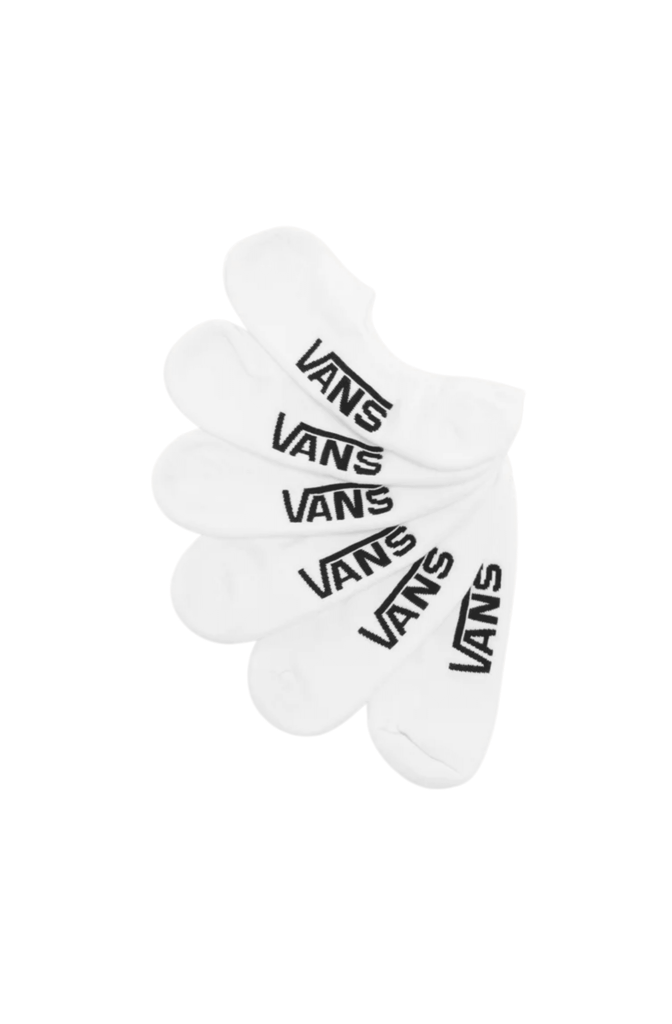 Meia Vans Classic Super No Show 3 Pares Branco - NewSkull