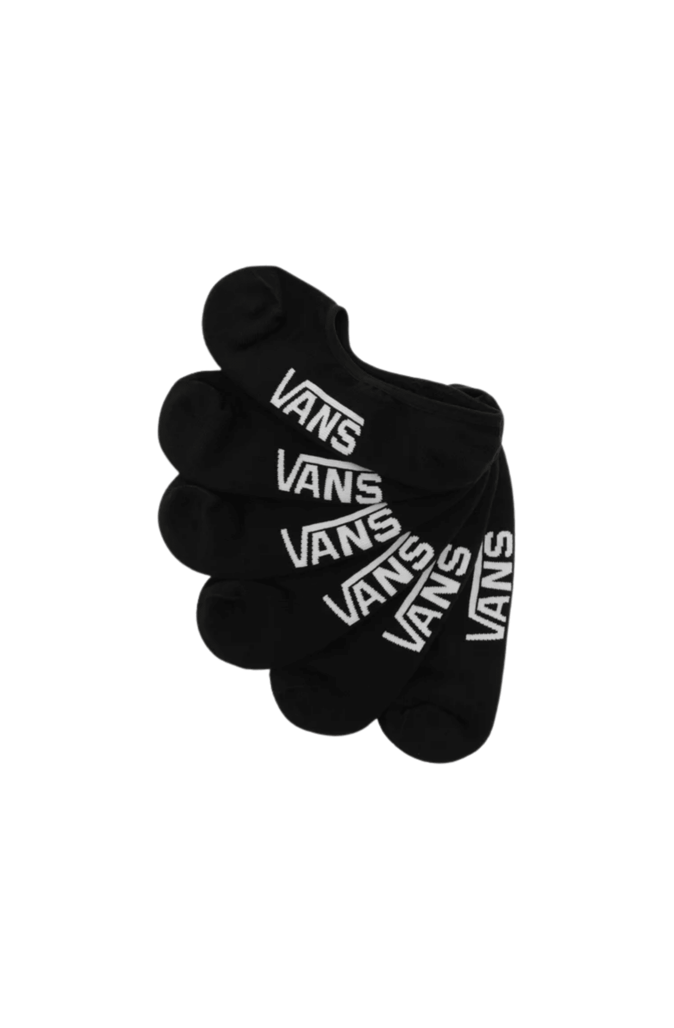 Meia Vans Classic Super No Show 3 Pares Preto - NewSkull
