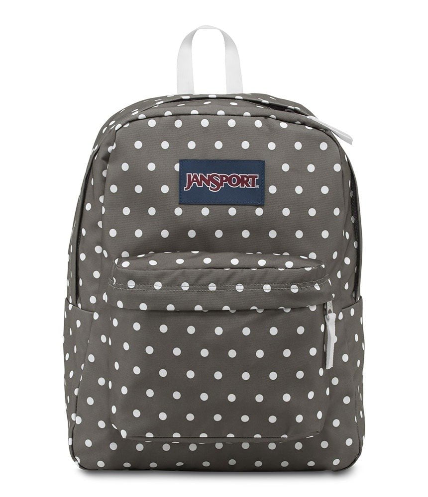 Mochila Jansport SuperBreak Dots Cinza - NewSkull