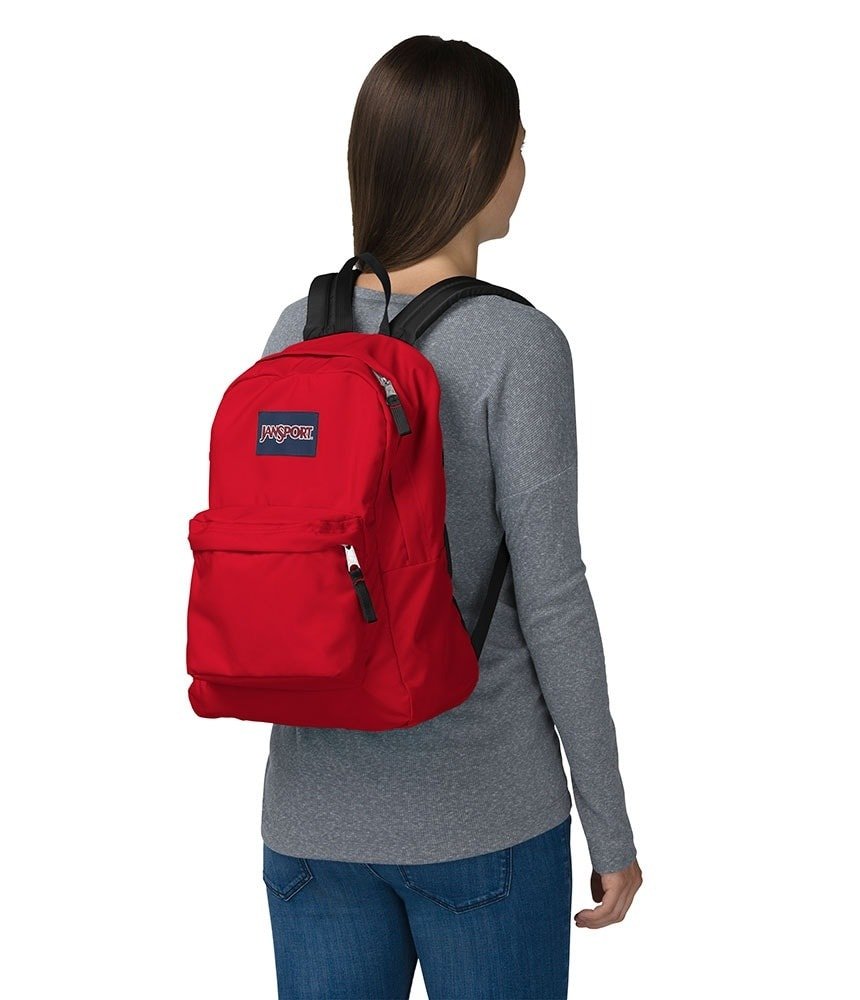 Mochila Jansport SuperBreak Vermelha - NewSkull