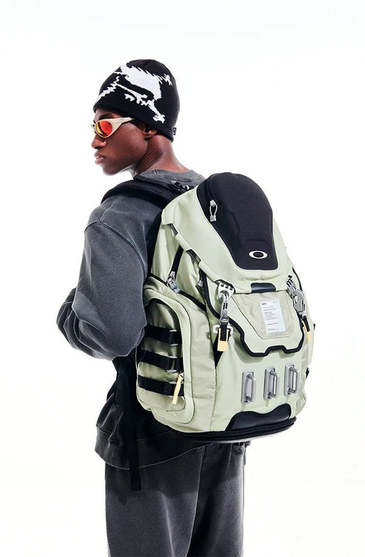 Mochila Piet x Oakley Kitchen Sink Backpack Verde/Preta - NewSkull