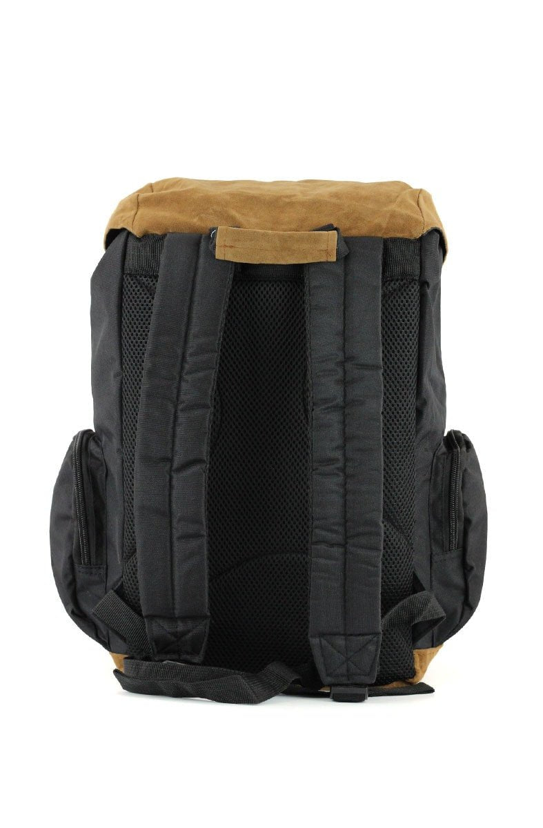 Mochila STARTER Folk Preta/Marrom - NewSkull