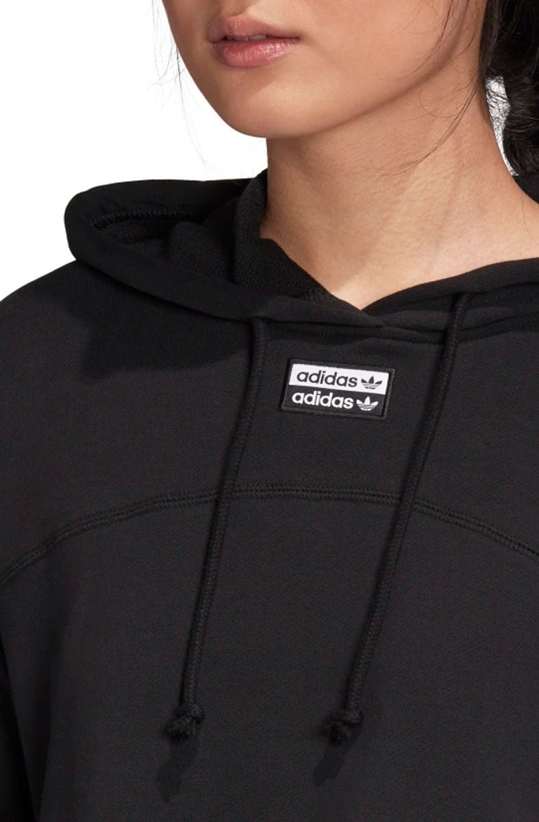 Moletom ADIDAS Capuz Cropped R.Y.V. Feminino Preto - NewSkull