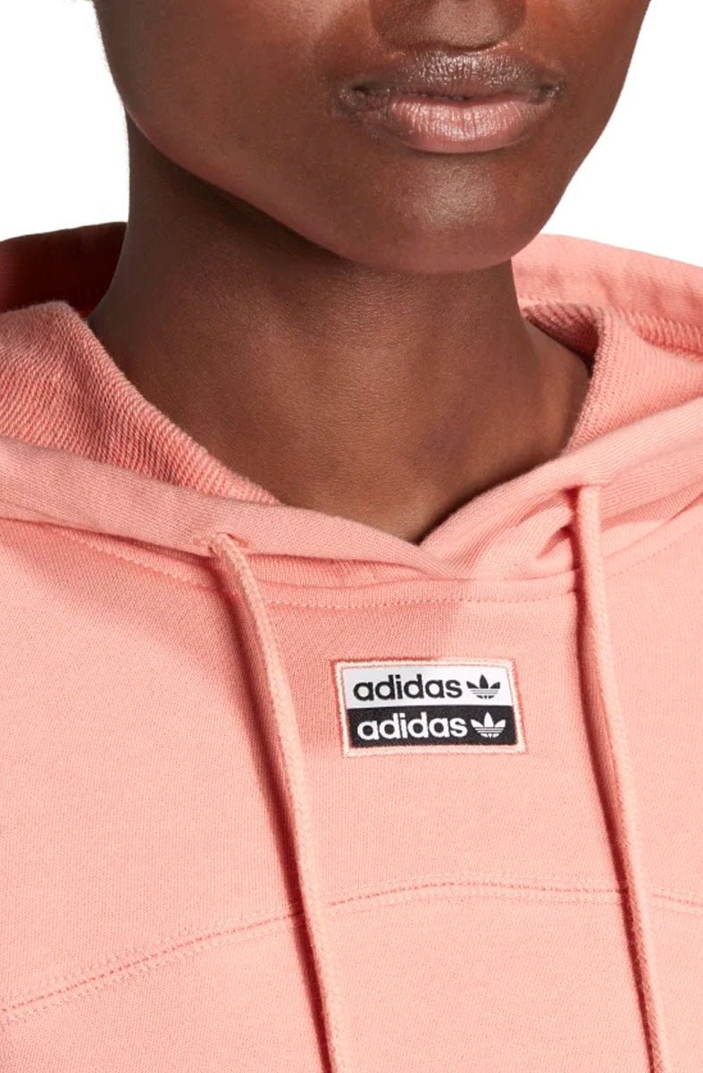 Moletom ADIDAS Capuz Cropped R.Y.V. Feminino Rosa - NewSkull