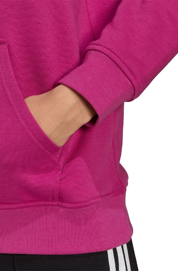 Moletom Adidas Capuz Fleece Adicolor Essentials Rosa/Branco - NewSkull