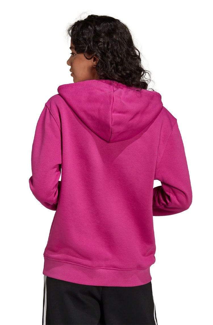 Moletom Adidas Capuz Fleece Adicolor Essentials Rosa/Branco - NewSkull