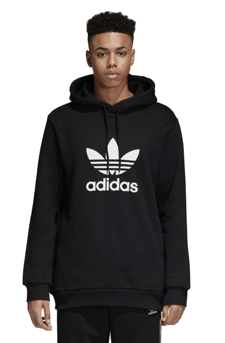 Moletom Adidas Capuz Warm - Up Trefoil Preto - NewSkull