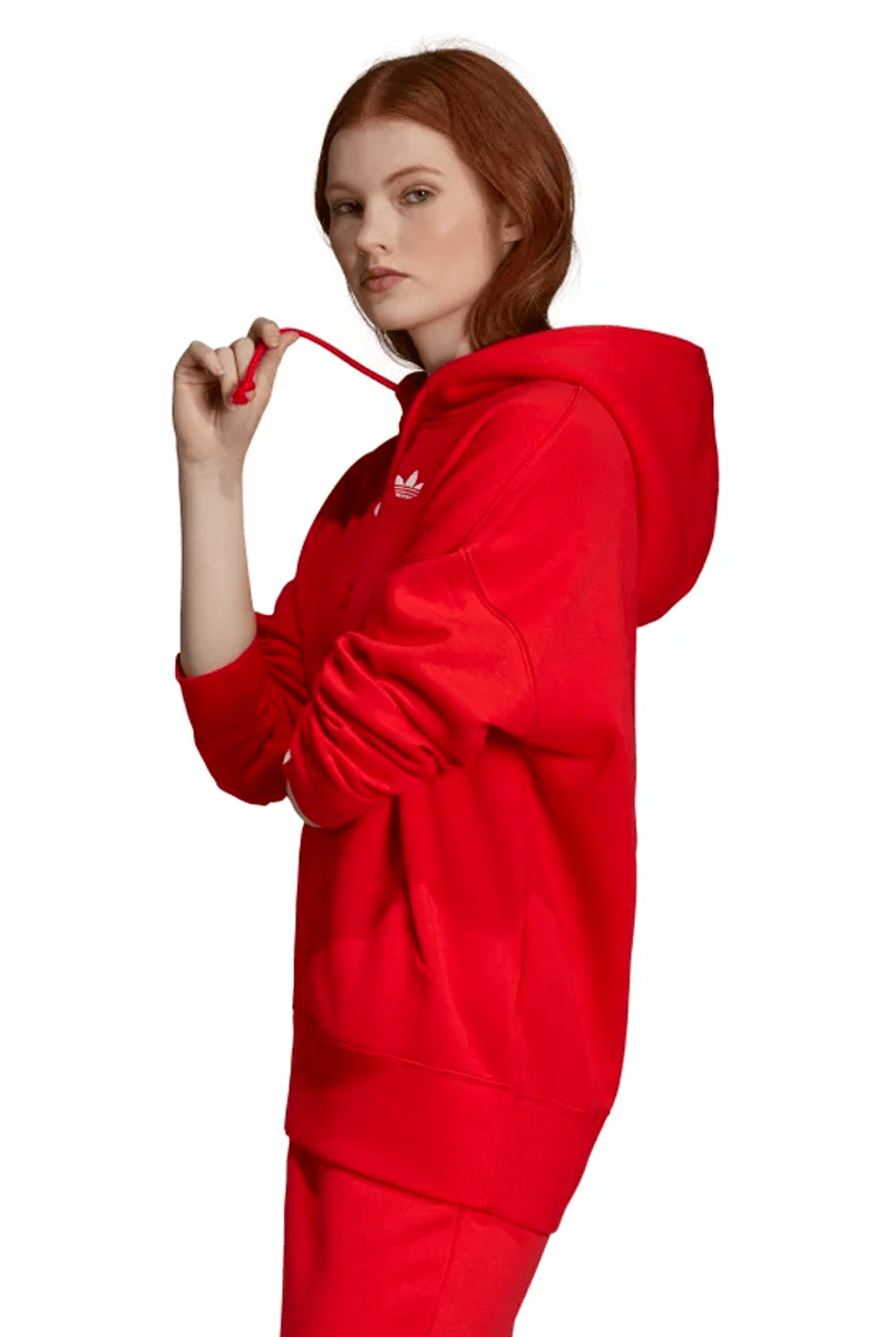 MOLETOM ADIDAS COEEZE CAPUZ FEMININO VERMELHO - NewSkull
