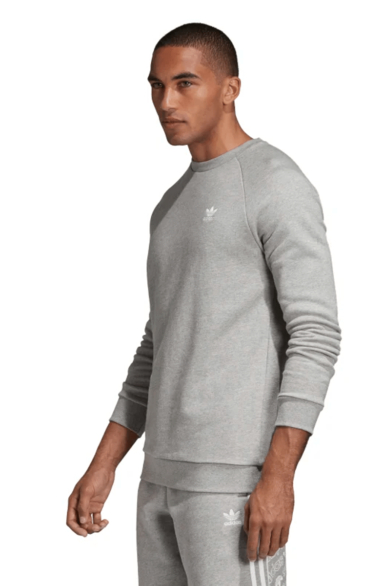 MOLETOM ADIDAS ESSENTIAL CREWNECK CARECA CINZA - NewSkull