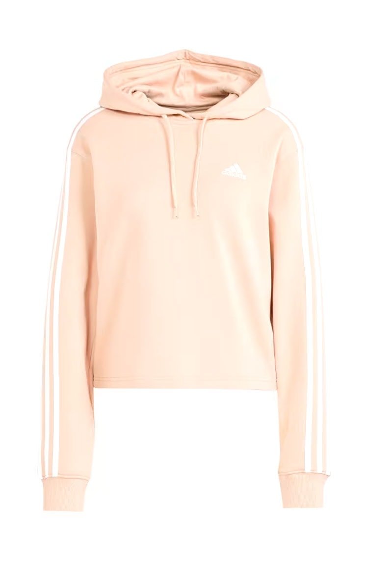 Moletom Adidas French Terry Crop Essentials Bege - NewSkull