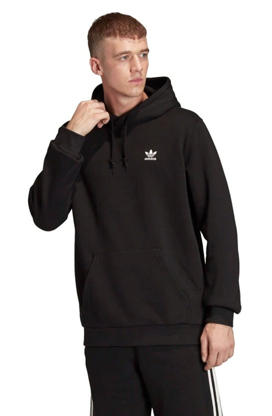 Moletom Adidas Originals Capuz Essentials Preto/Branco - NewSkull