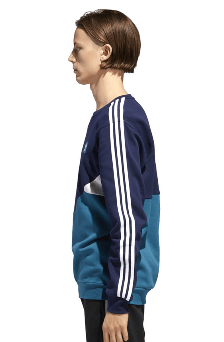 MOLETOM ADIDAS PREMIER CREW AZUL - NewSkull