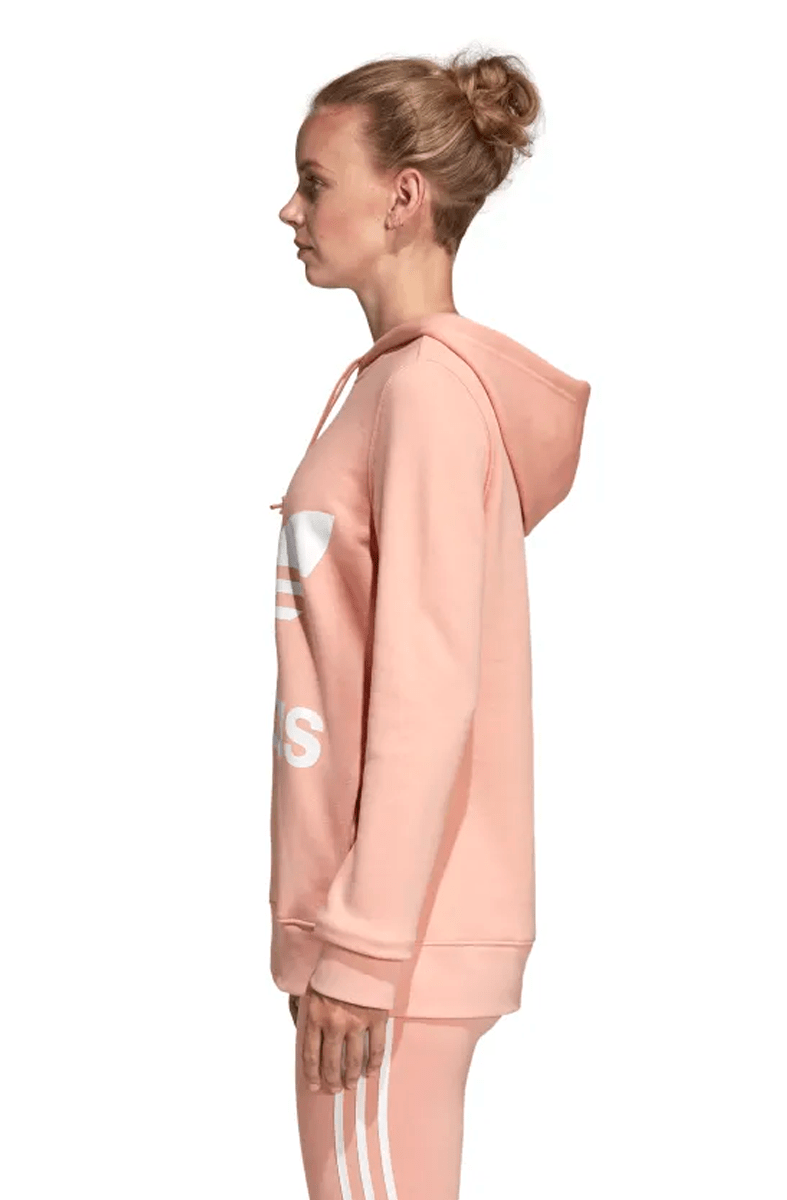MOLETOM ADIDAS TREFOIL CAPUZ FEMININO ROSA - NewSkull
