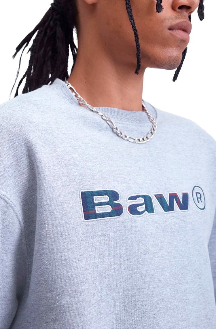 Moletom Baw Snip Plaid Cinza - NewSkull