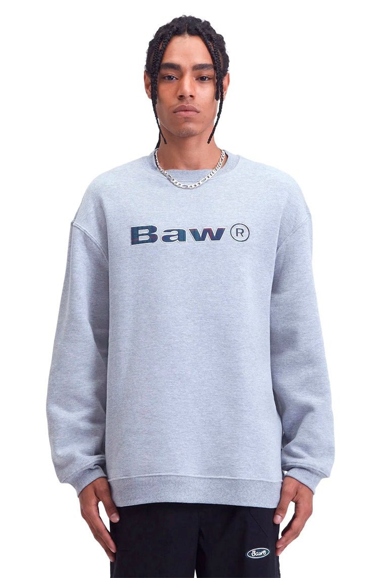 Moletom Baw Snip Plaid Cinza - NewSkull