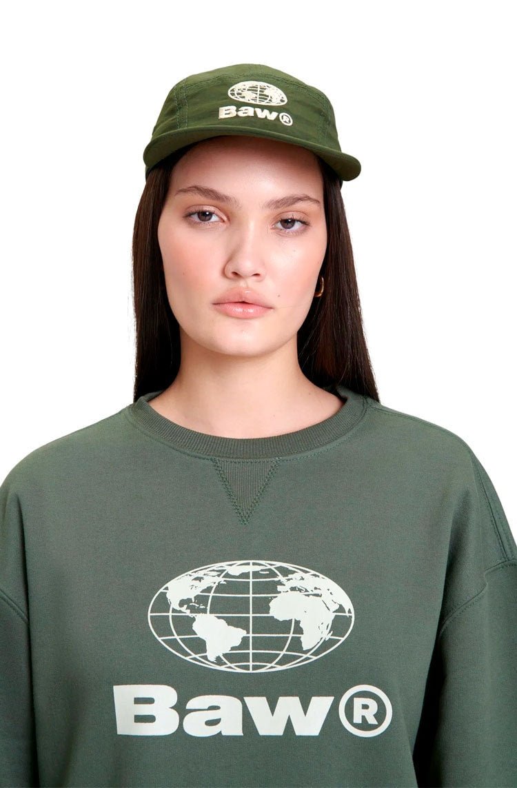 Moletom Baw World Verde Militar - NewSkull