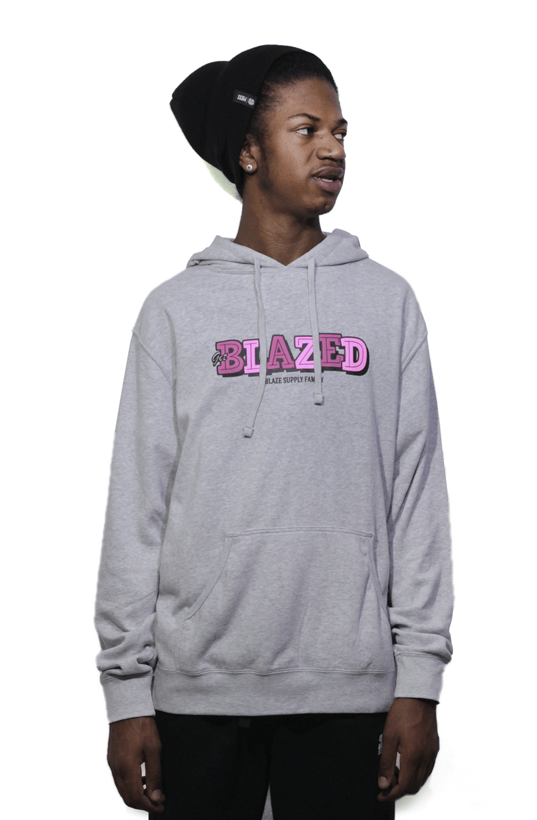 Moletom Blaze Hoodie Get Blazed Cinza - NewSkull