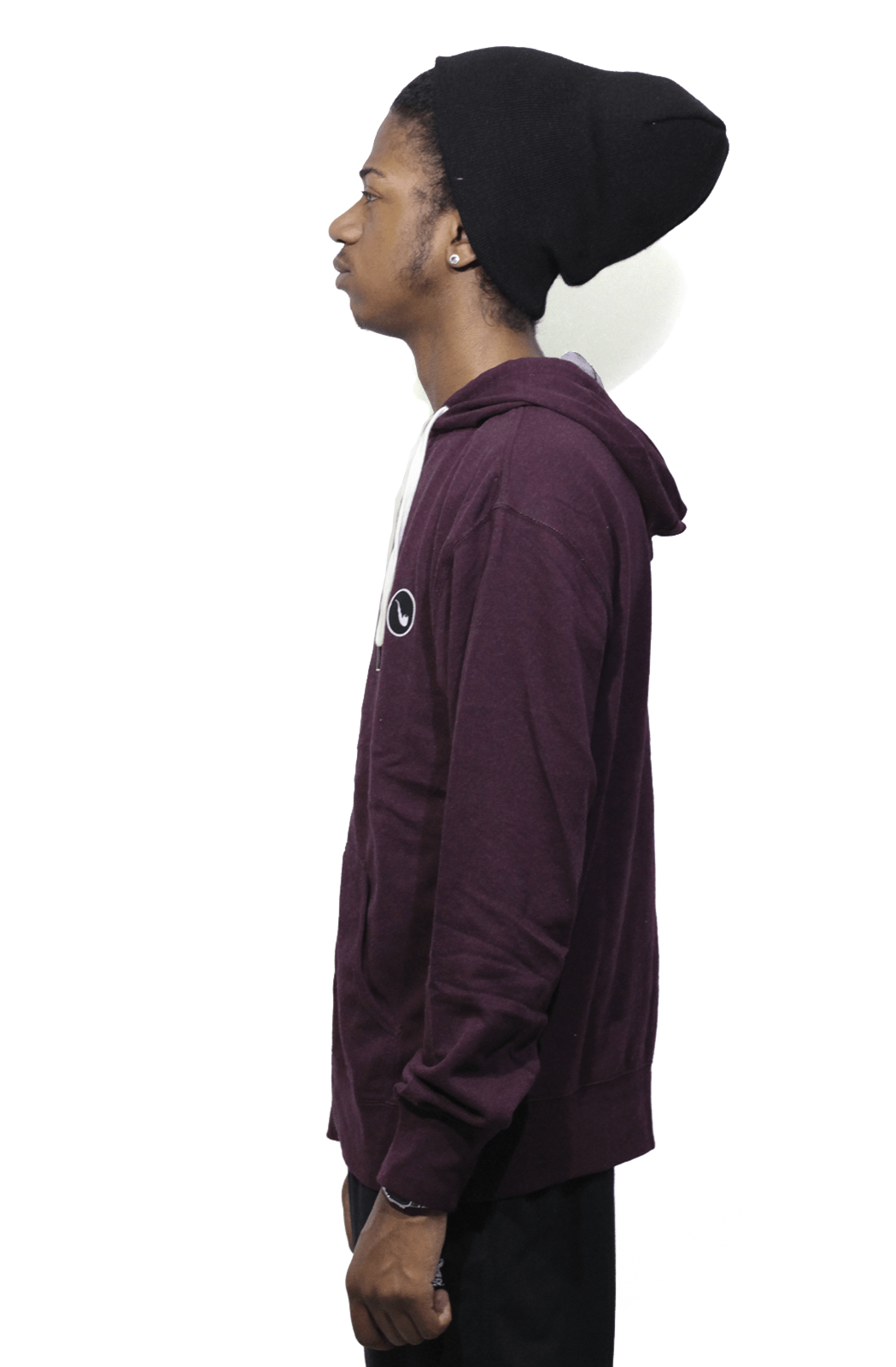 Moletom Blaze Zipper Patch Bordo - NewSkull