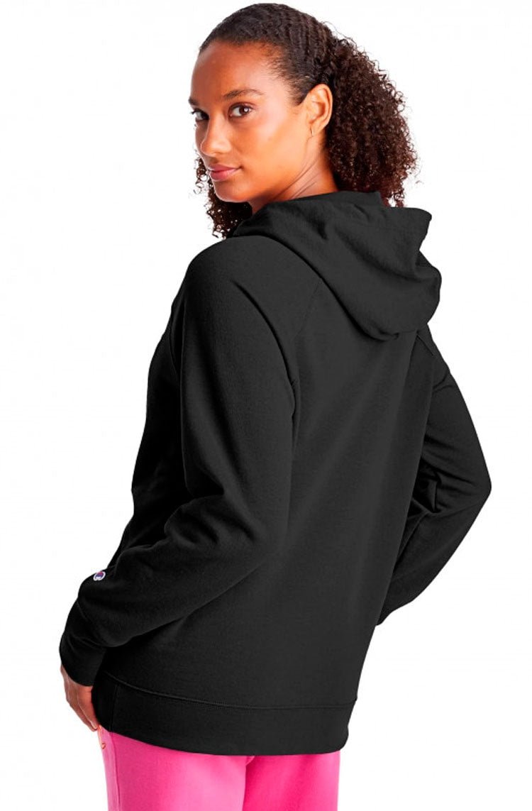 Moletom Champion Feminino Classic Preto/Branco - NewSkull