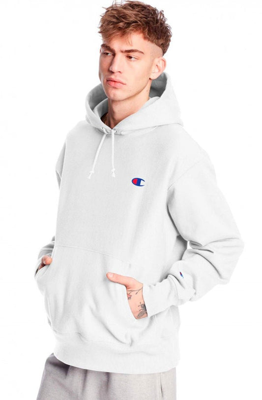 Moletom Champion Life Reverse Weave c Embroidery Off White - NewSkull