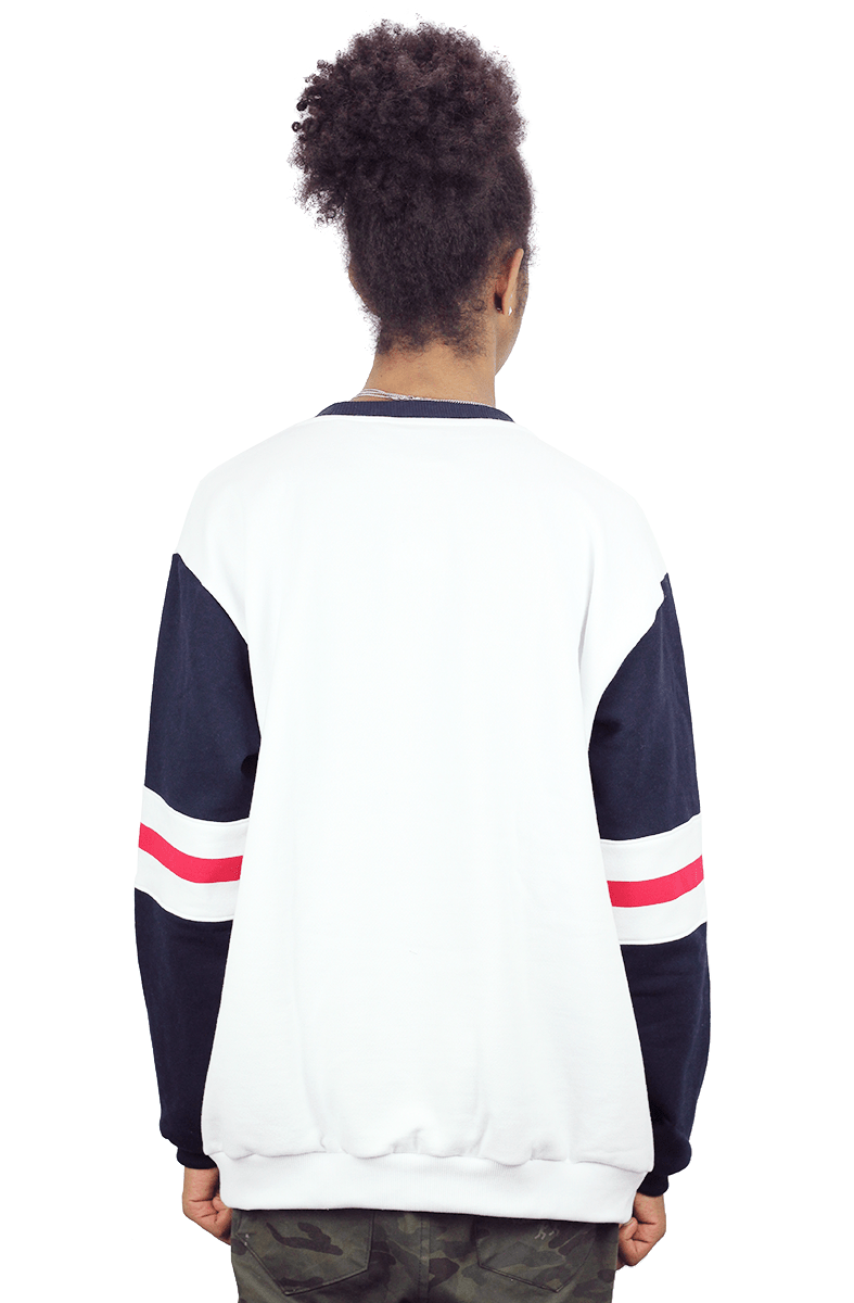 MOLETOM FILA SPORTS CARECA BRANCO - NewSkull