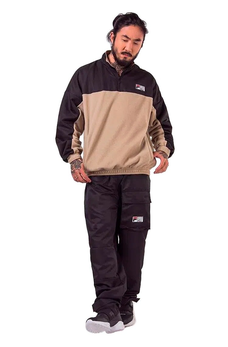 Moletom Fila White Rock Bege/Preto - NewSkull