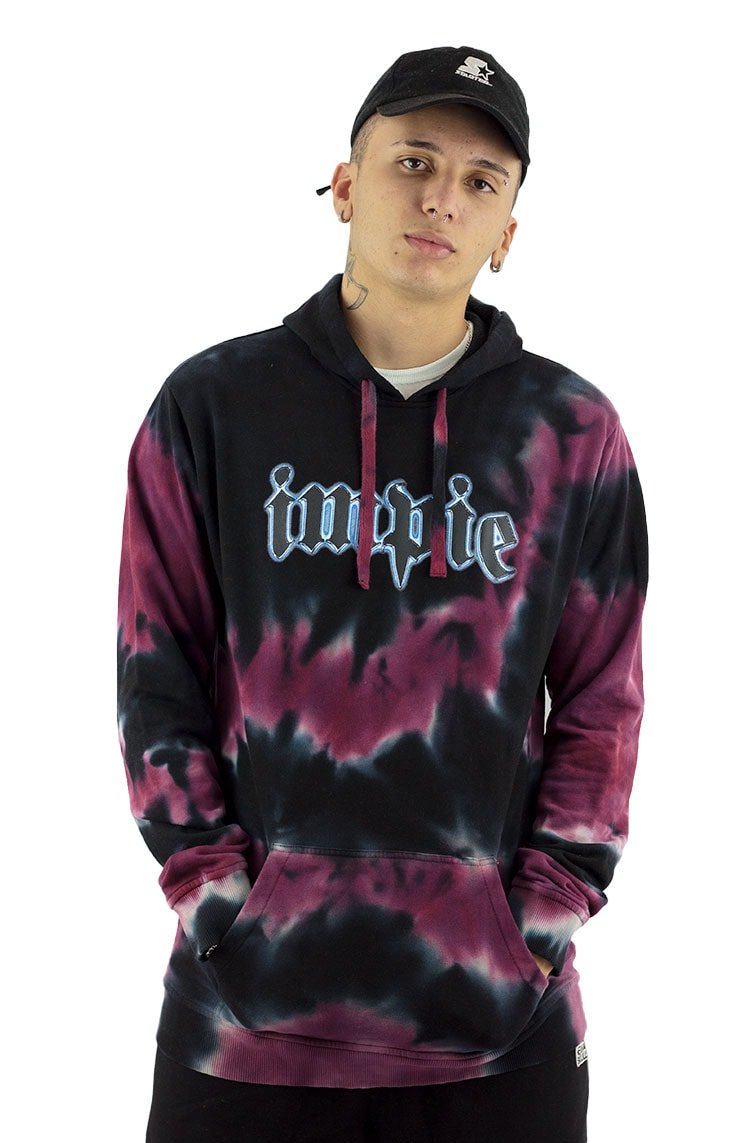 Moletom Impie Chrome Tie Dye Preto - NewSkull