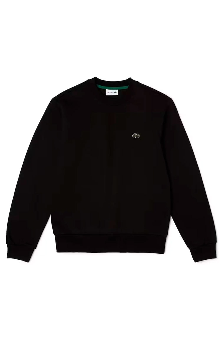 Moletom Lacoste Masculino Classic Gola Careca Preto - NewSkull