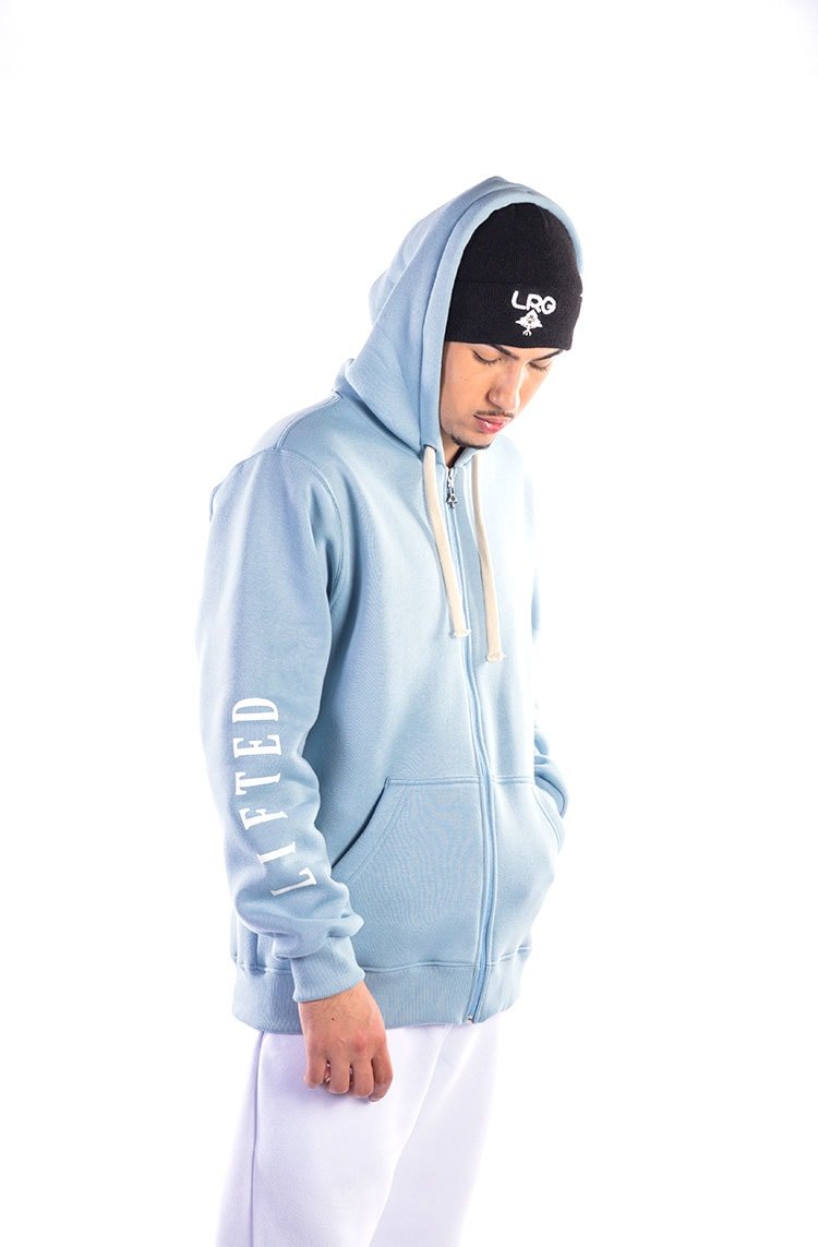 Moletom LRG Canguru Aberto Giraffe Azul - NewSkull
