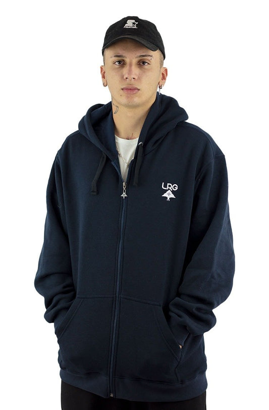 Moletom LRG Canguru Aberto Logo Plus Arvore Azul/Branco - NewSkull