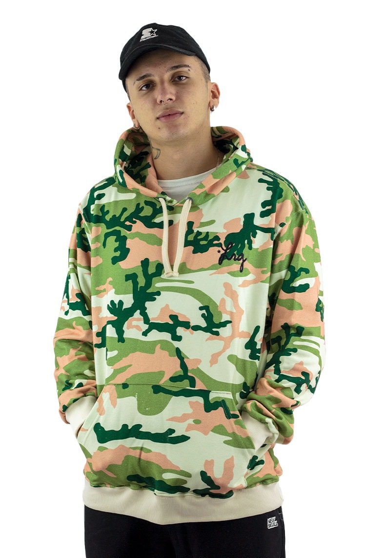 Moletom LRG Canguru Fechado Artillery Camuflado - NewSkull