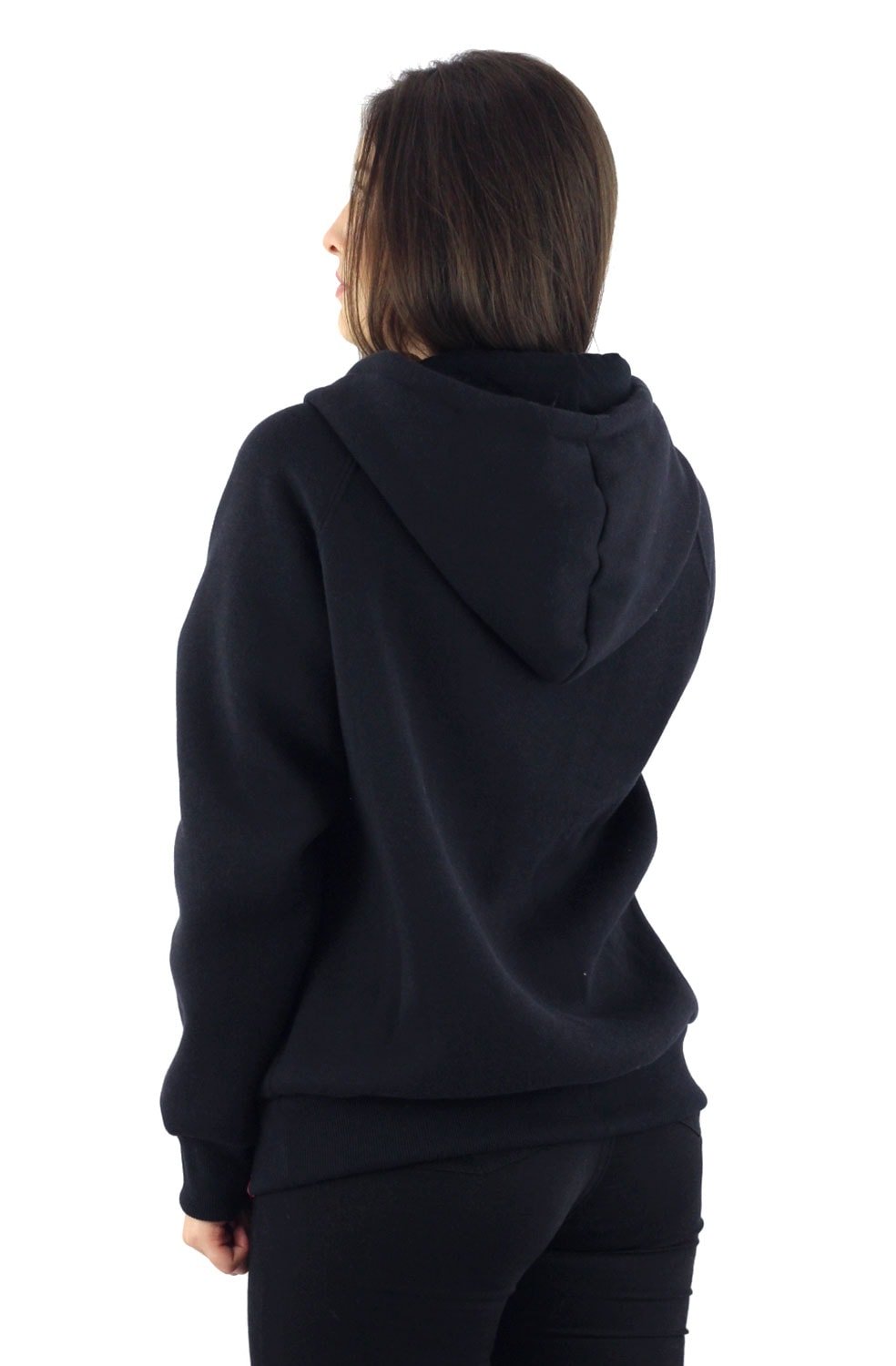 Moletom New Balance Canguru Feminino Capuz Preto 1 - NewSkull
