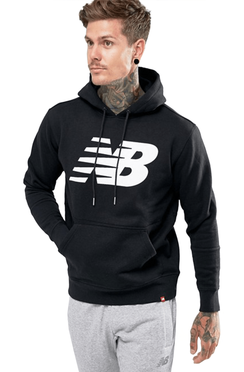 Moletom New Balance Capuz Essentials Preto - NewSkull