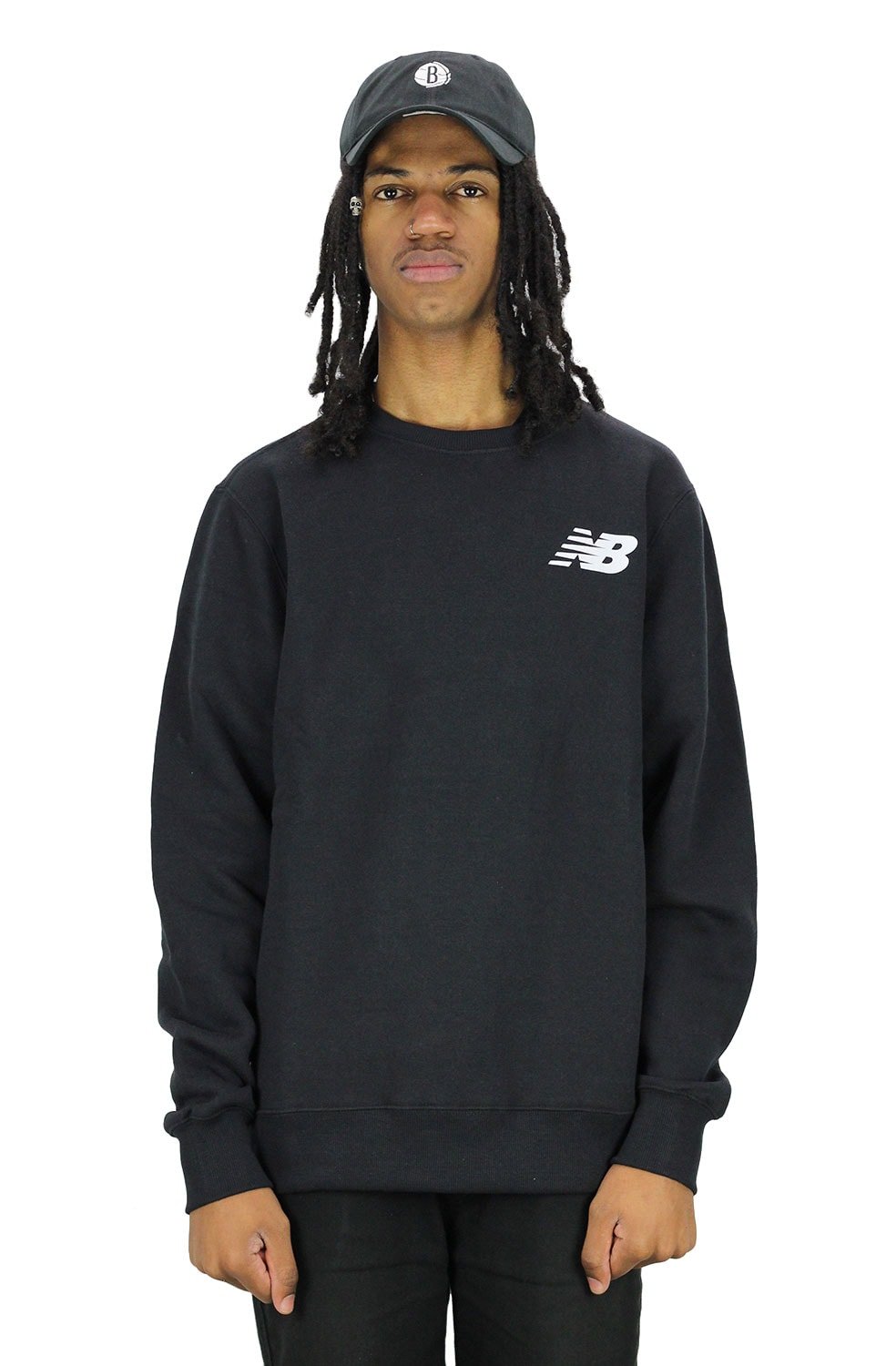 MOLETOM NEW BALANCE CORE CARECA PRETO - NewSkull