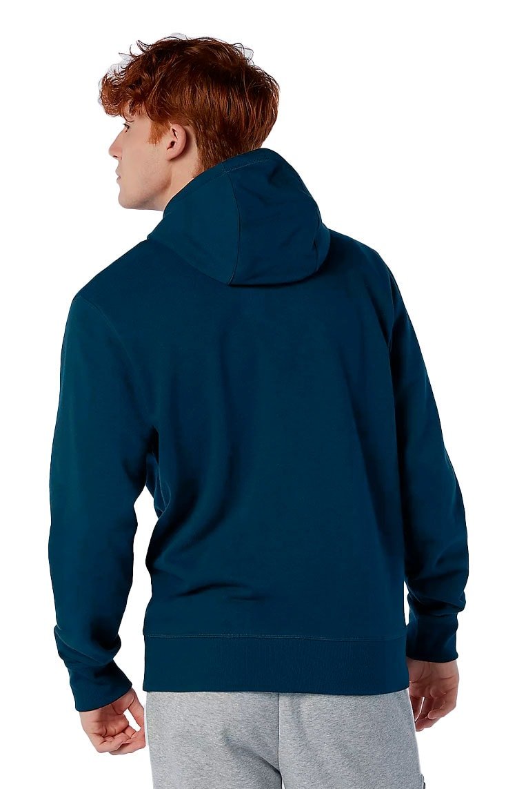 Moletom New Balance Essentials Full Zip Azul/Branco - NewSkull