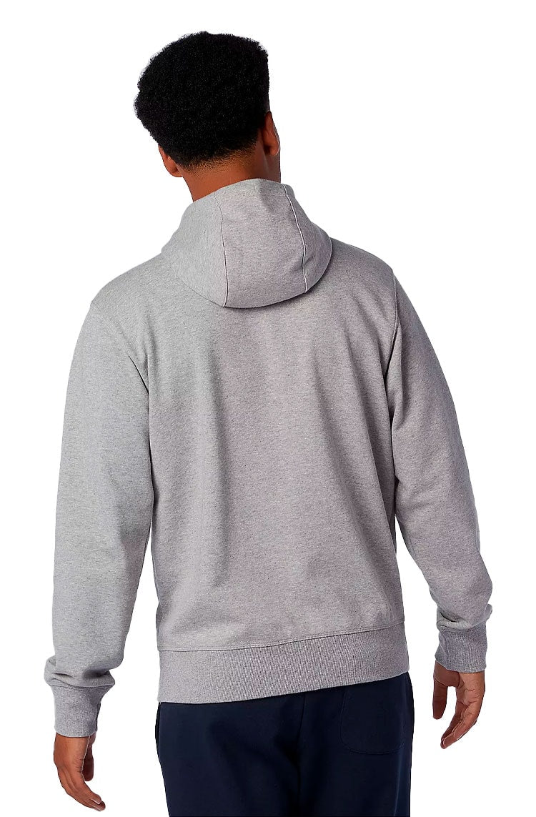 Moletom New Balance Essentials Full Zip Cinza/Branco - NewSkull