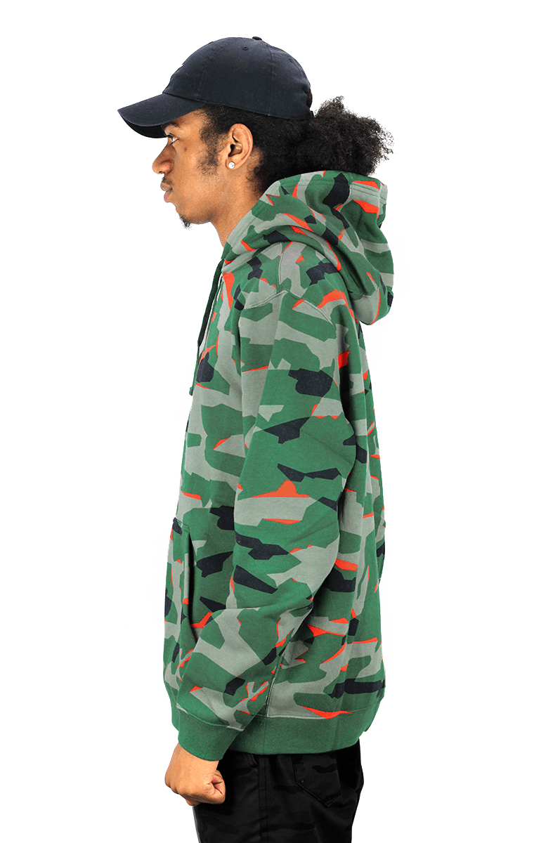 MOLETOM NIKE CANGURU CAPUZ CAMUFLADO/VERDE - NewSkull