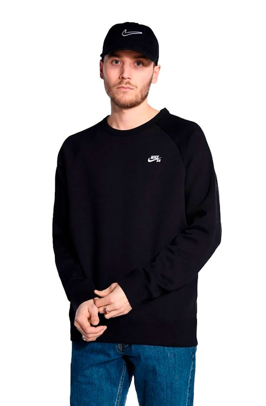 Moletom Nike SB Icon Crew Careca Preto - NewSkull