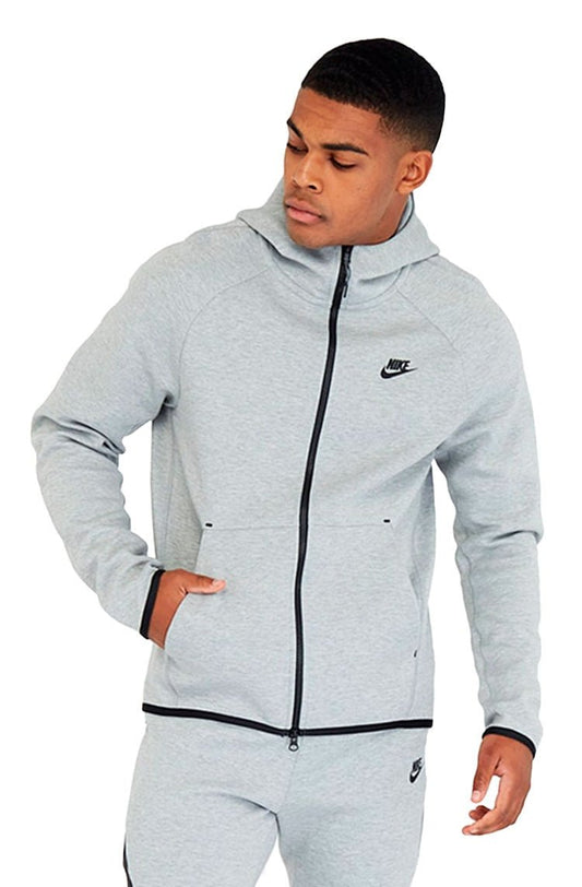 Moletom Nike Sportswear Tech Fleece Cinza/Cinza - NewSkull