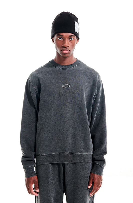Moletom Piet x Oakley Icons Crewneck Preto Desbotado - NewSkull