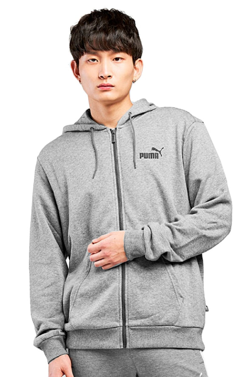 Moletom Puma Essentials Capuz Cinza - NewSkull